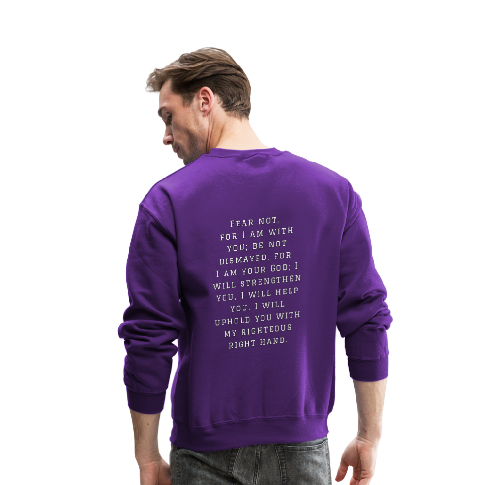 Fear Not - Crewneck Sweatshirt - purple