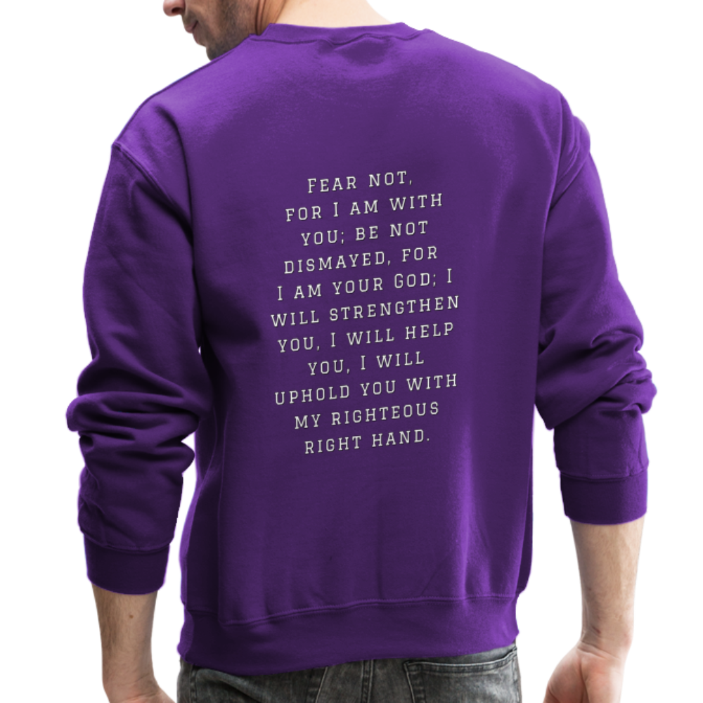 Fear Not - Crewneck Sweatshirt - purple