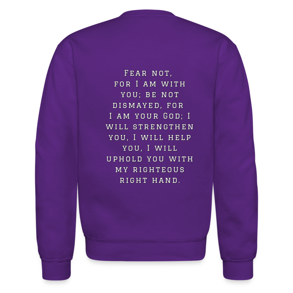 Fear Not - Crewneck Sweatshirt - purple