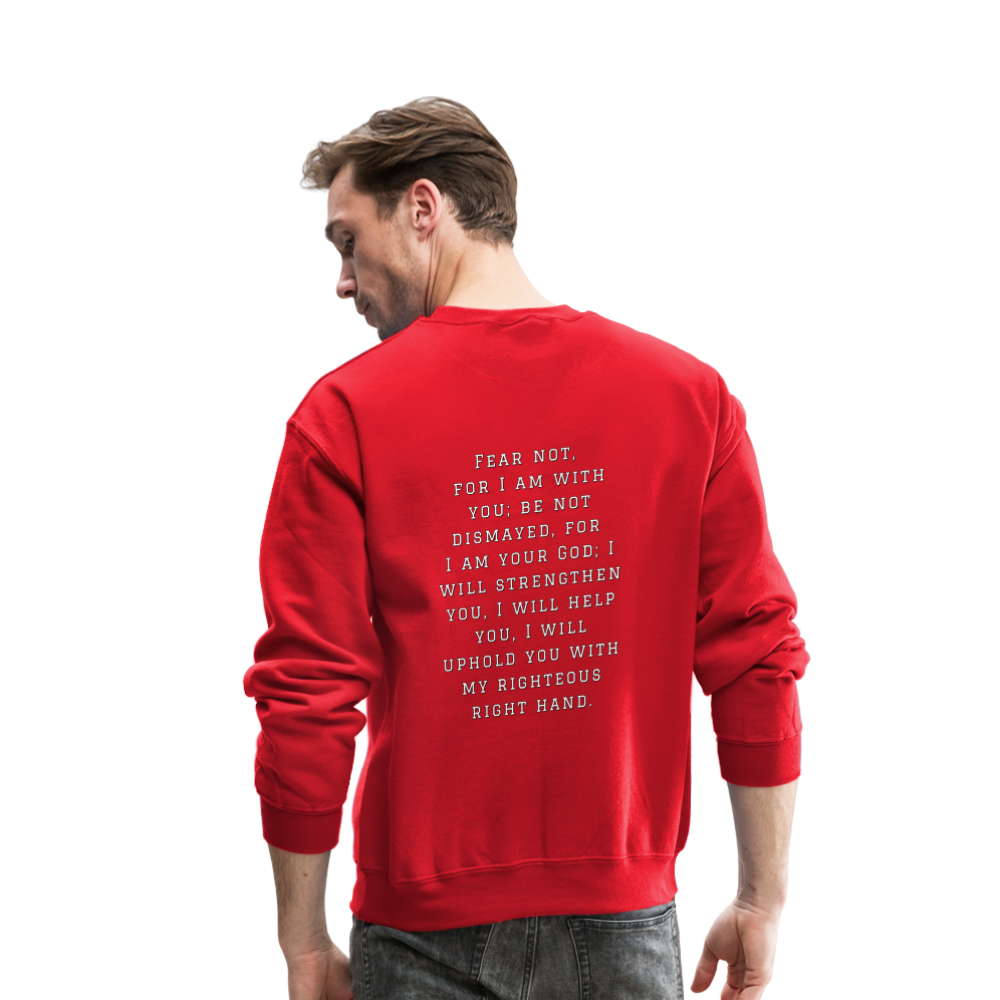 Fear Not - Crewneck Sweatshirt - red