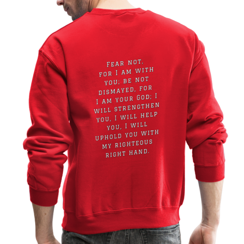 Fear Not - Crewneck Sweatshirt - red