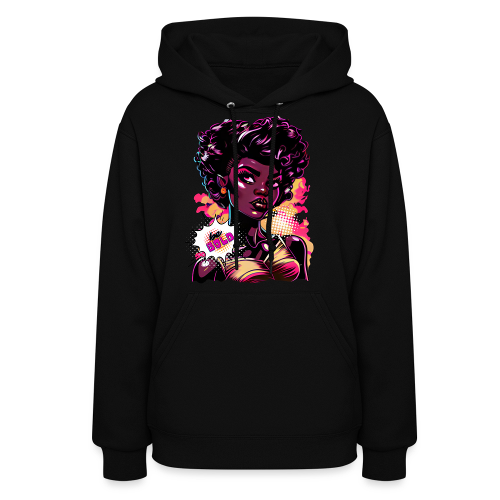 Ms. POPular's "BE BOLD" - Women's Hoodie - black