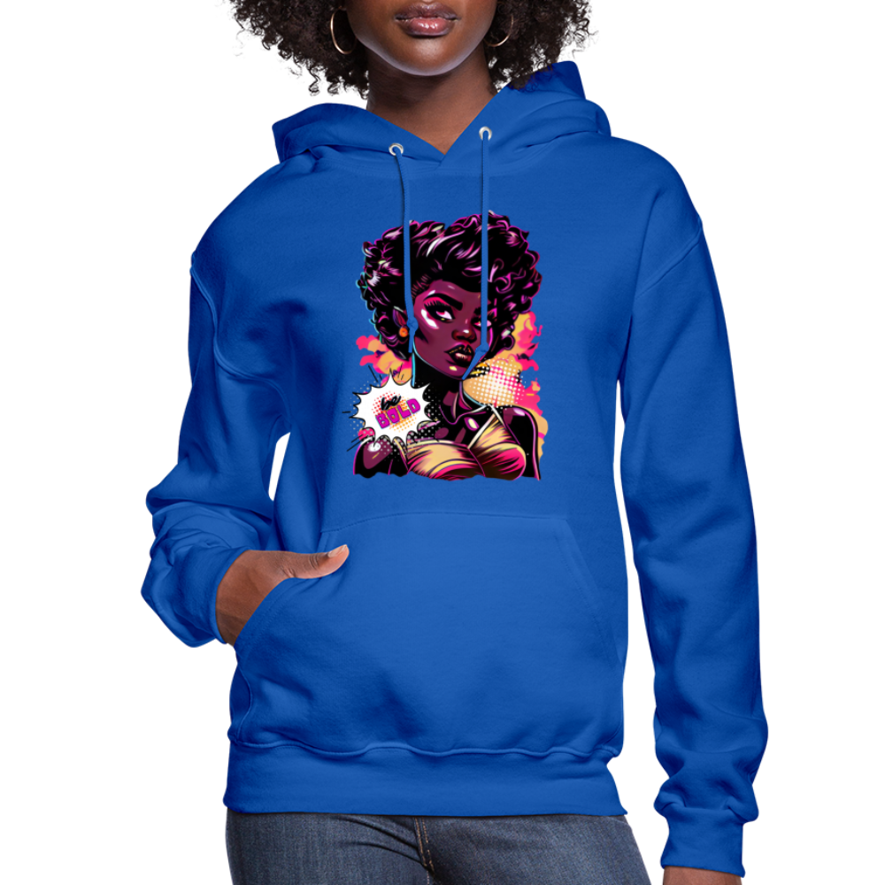 Ms. POPular's "BE BOLD" - Women's Hoodie - royal blue