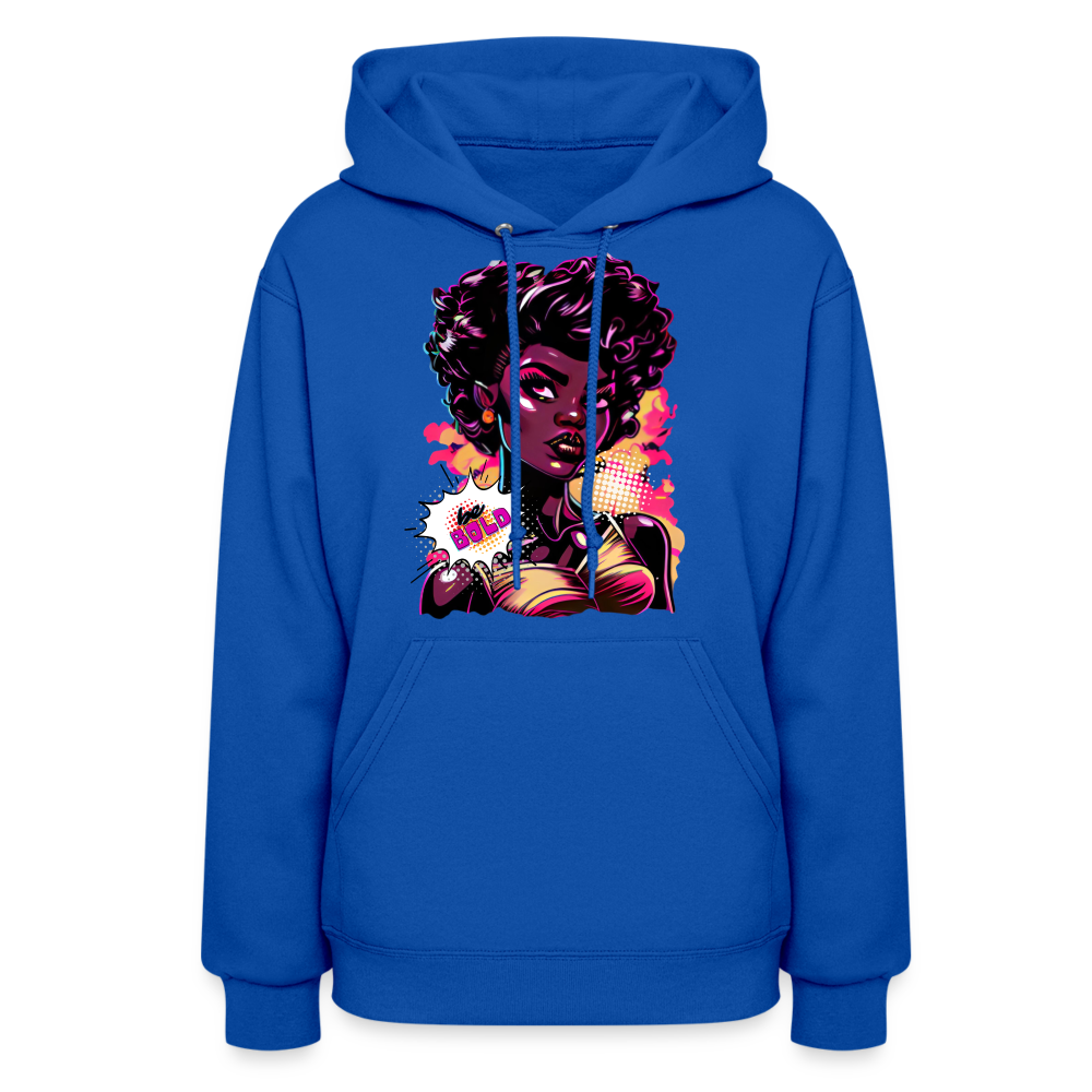 Ms. POPular's "BE BOLD" - Women's Hoodie - royal blue