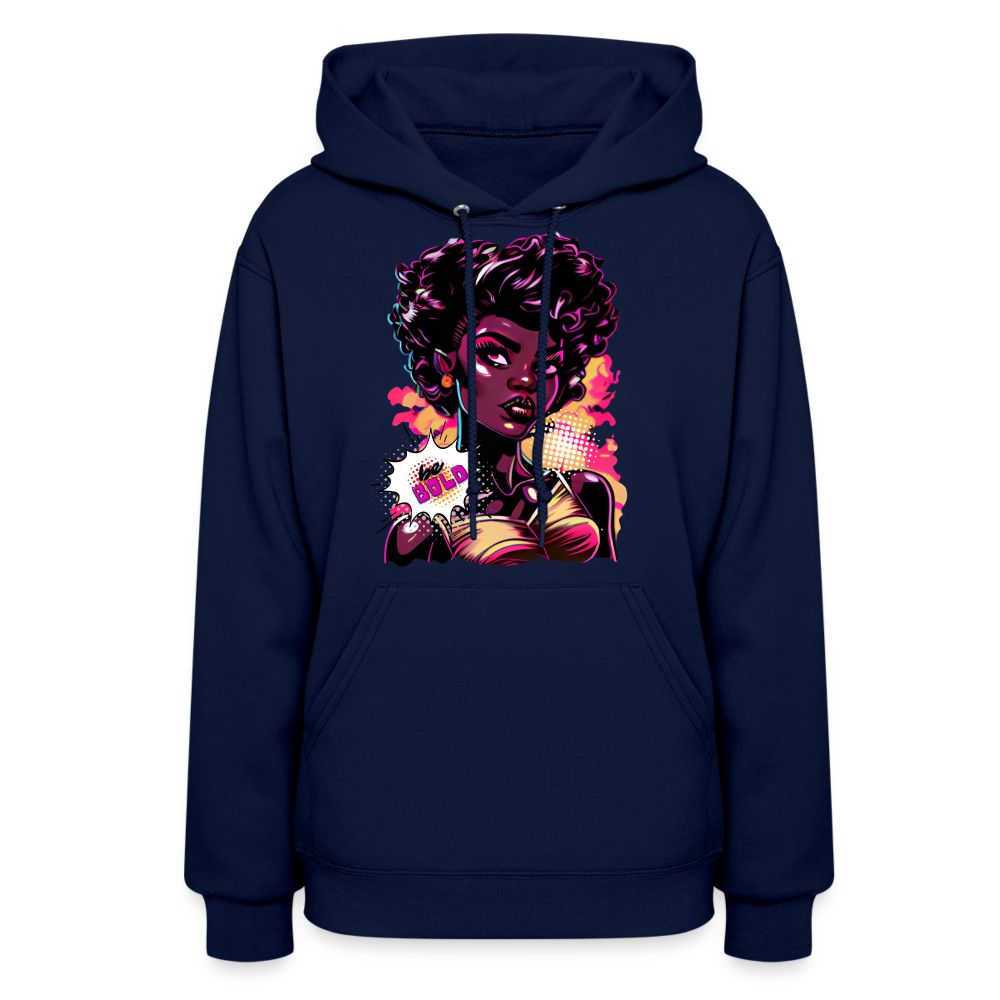 Ms. POPular's "BE BOLD" - Women's Hoodie - navy