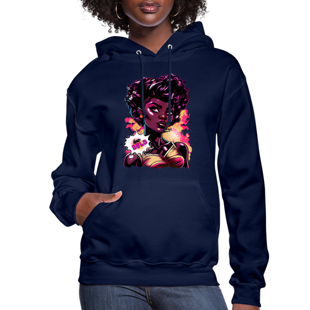 Ms. POPular's "BE BOLD" - Women's Hoodie - navy