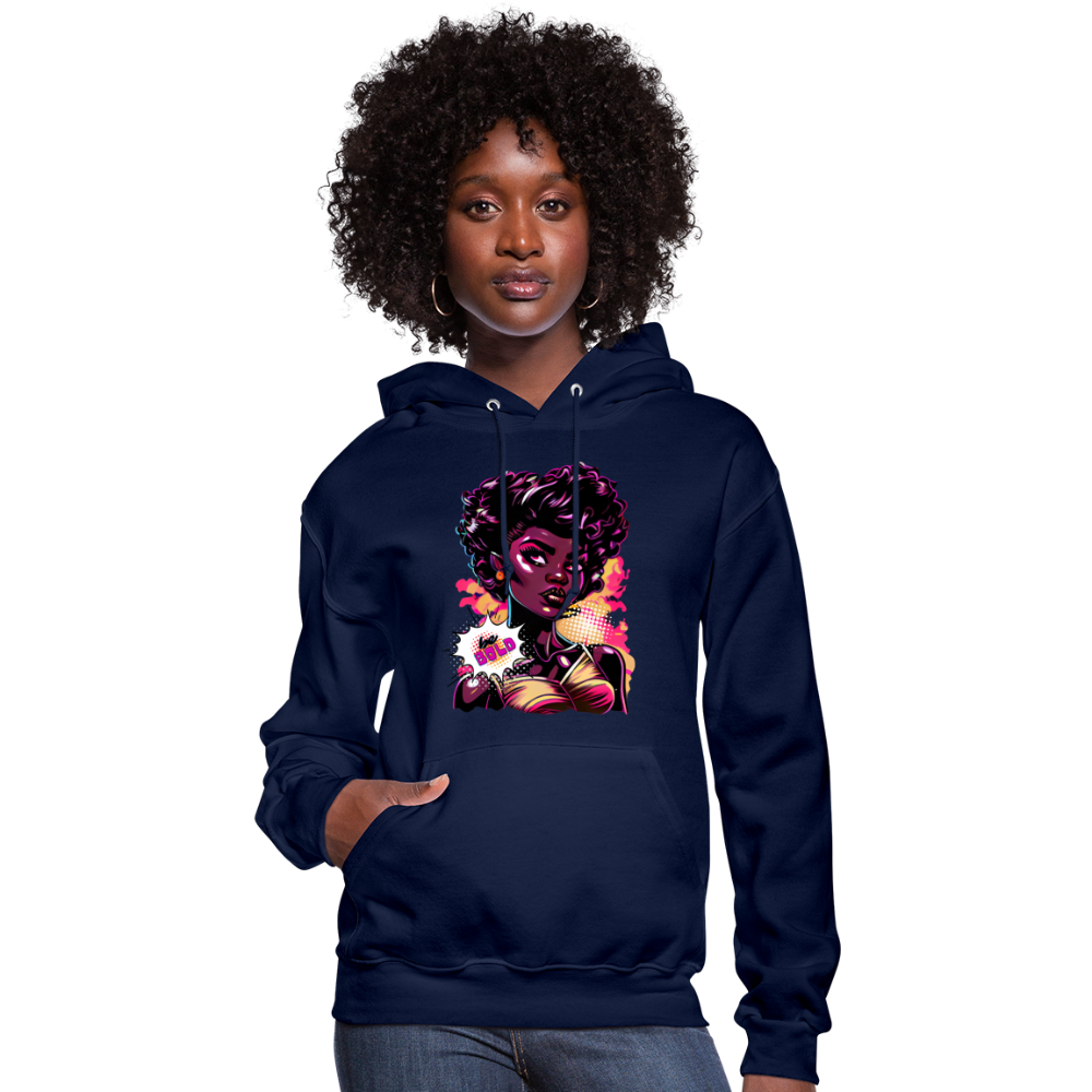 Ms. POPular's "BE BOLD" - Women's Hoodie - navy