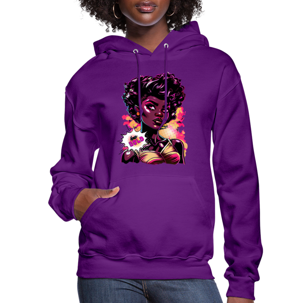 Ms. POPular's "BE BOLD" - Women's Hoodie - purple