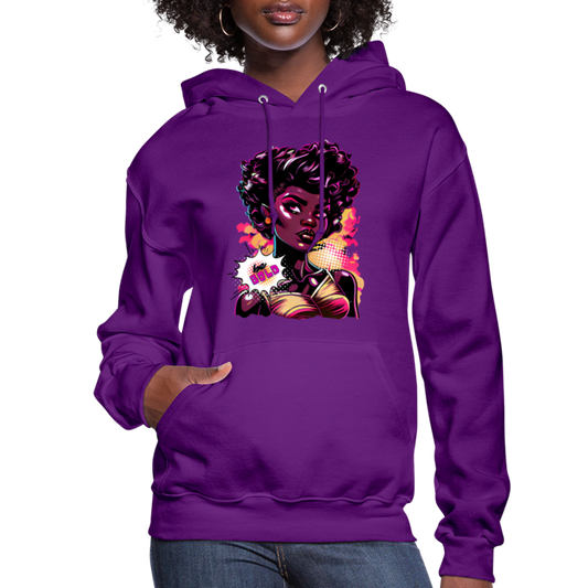 Ms. POPular's "BE BOLD" - Women's Hoodie - purple