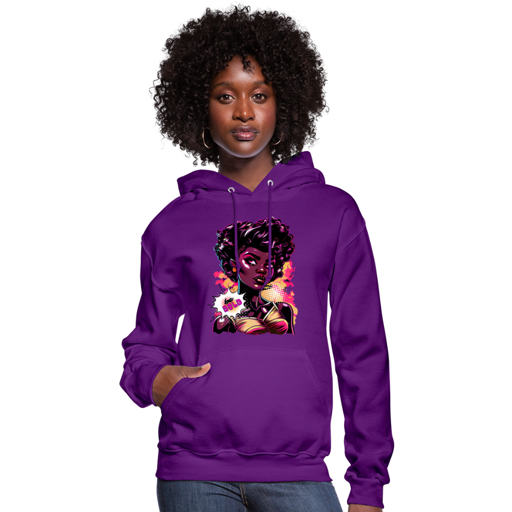 Ms. POPular's "BE BOLD" - Women's Hoodie - purple