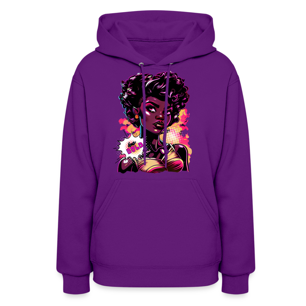 Ms. POPular's "BE BOLD" - Women's Hoodie - purple