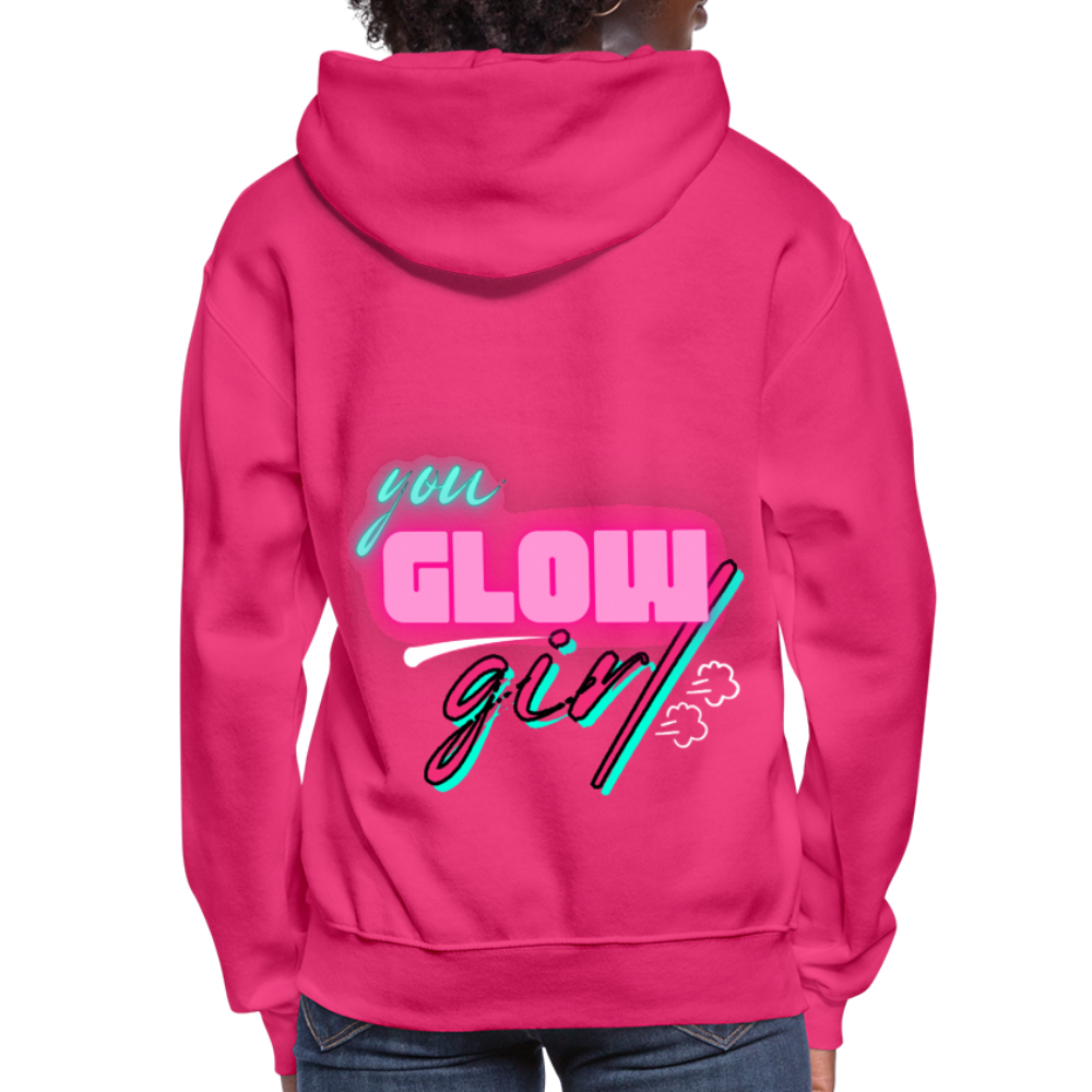 Ms. POPular's "BE BOLD" - Women's Hoodie - fuchsia