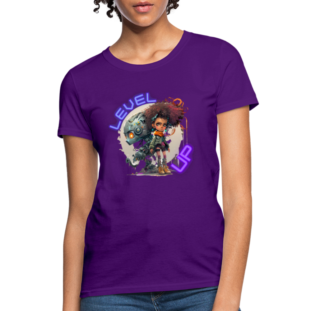 LEVEL UP - Women's T-Shirt - purple