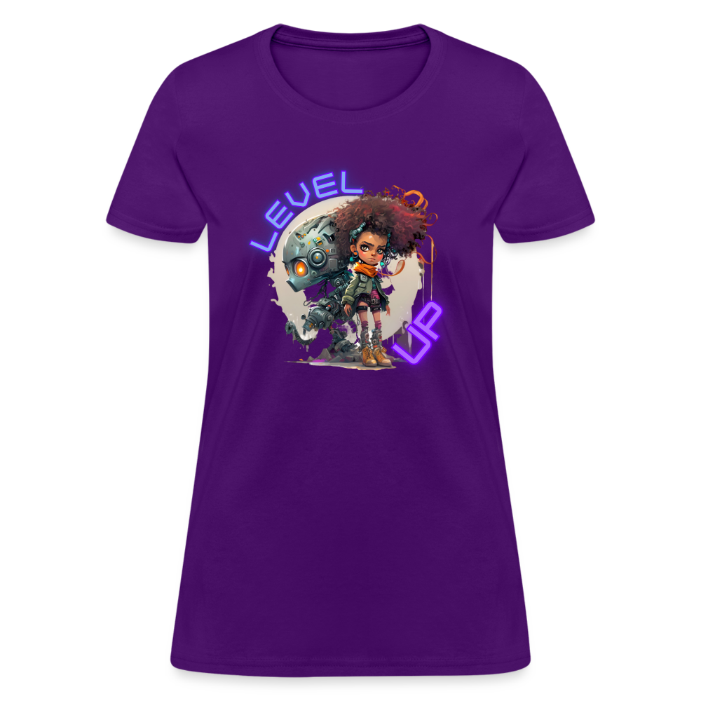 LEVEL UP - Women's T-Shirt - purple