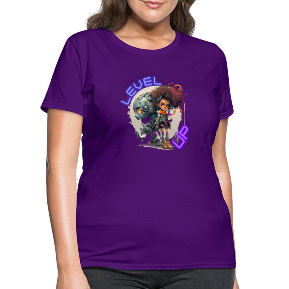 LEVEL UP - Women's T-Shirt - purple