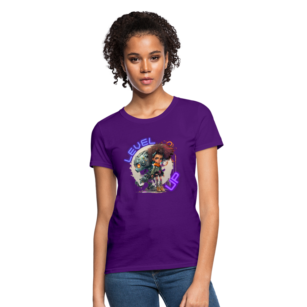 LEVEL UP - Women's T-Shirt - purple