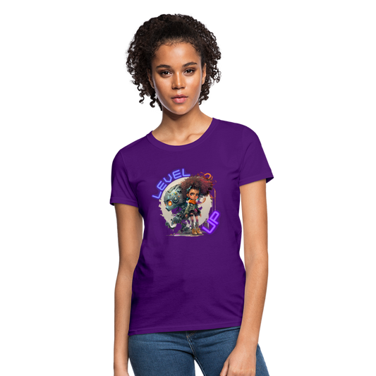 LEVEL UP - Women's T-Shirt - purple