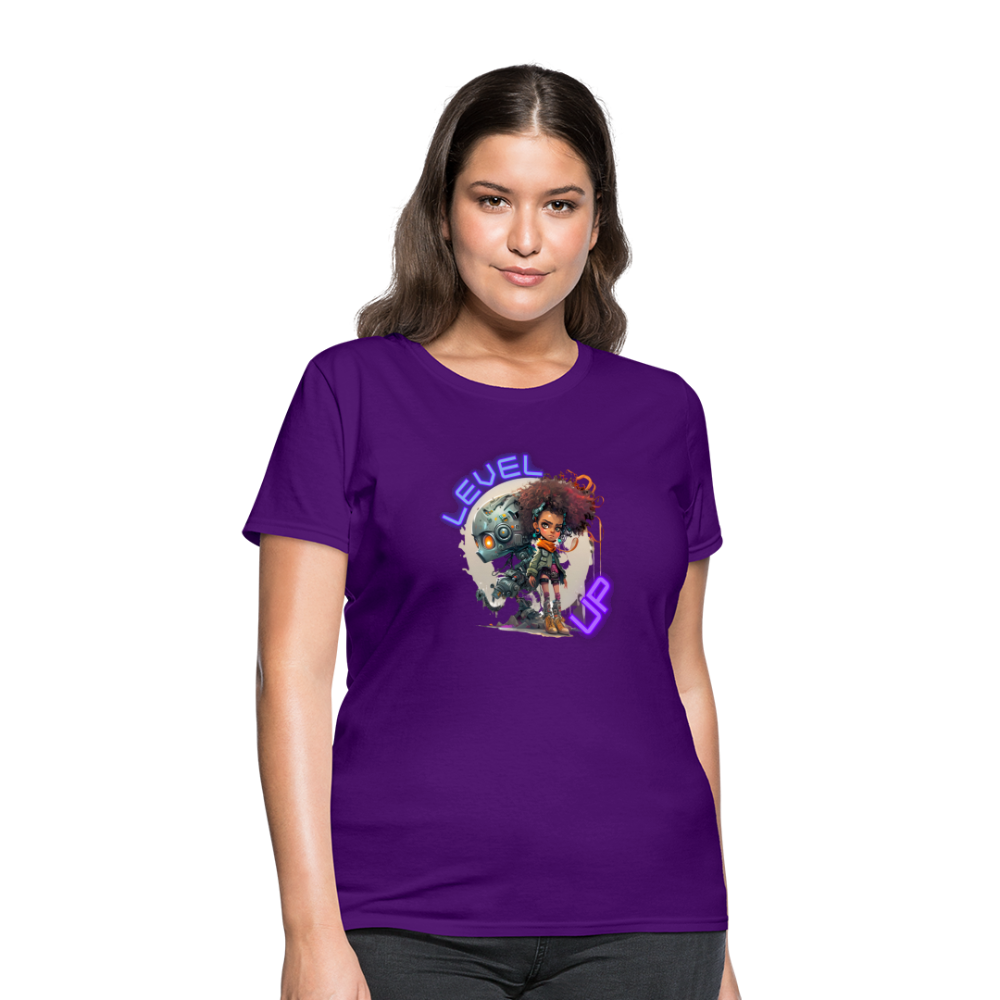 LEVEL UP - Women's T-Shirt - purple