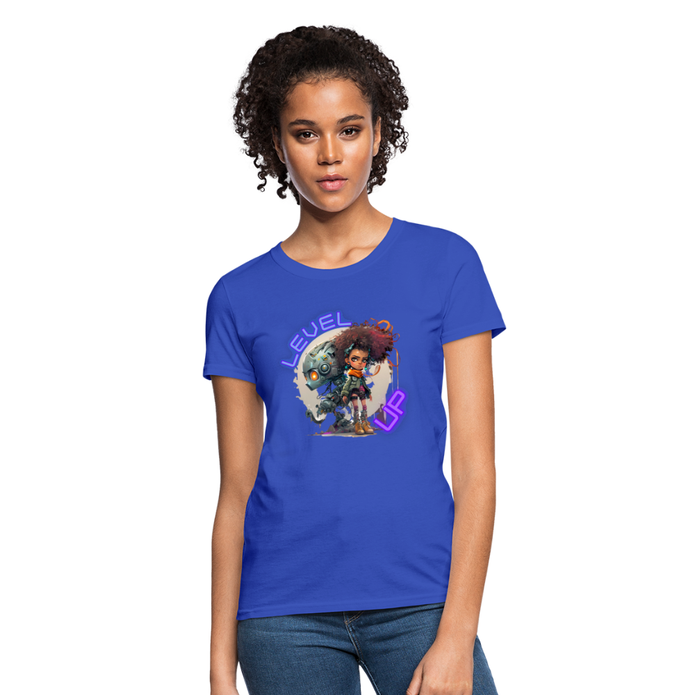 LEVEL UP - Women's T-Shirt - royal blue