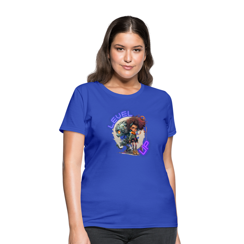 LEVEL UP - Women's T-Shirt - royal blue