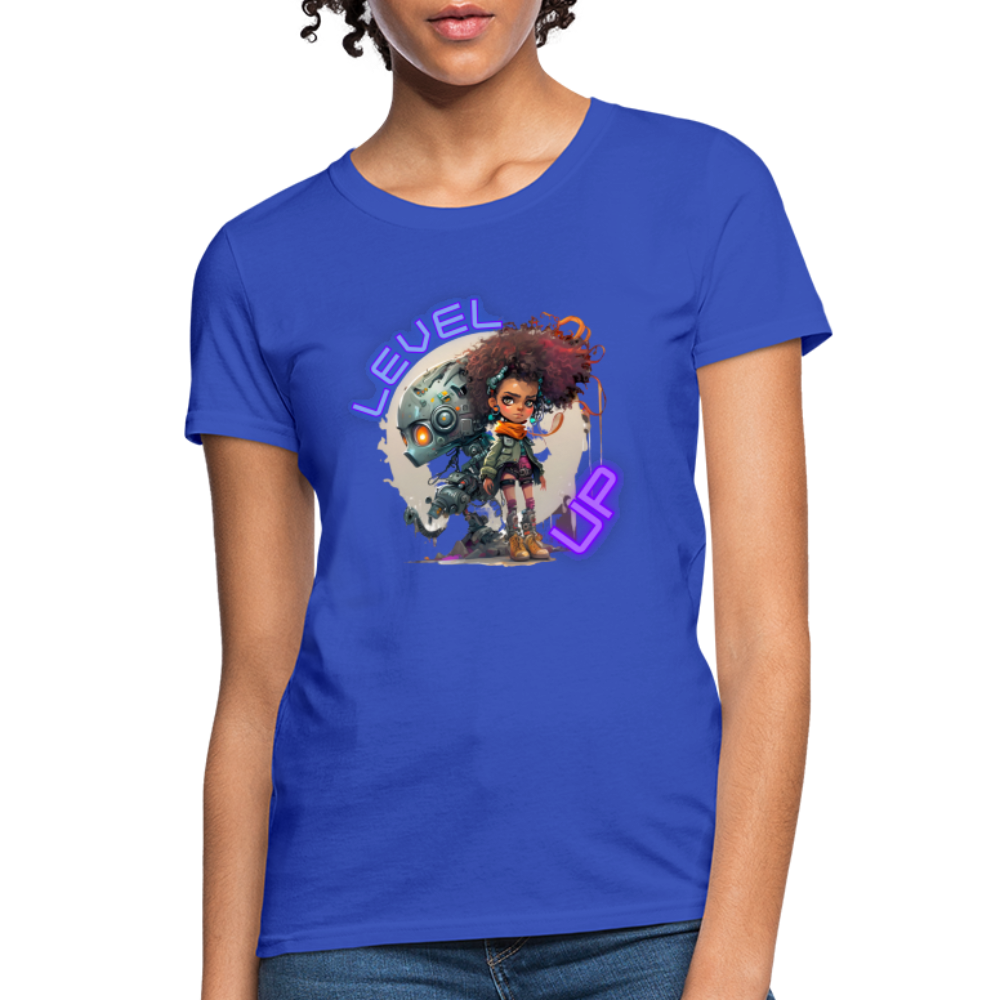 LEVEL UP - Women's T-Shirt - royal blue