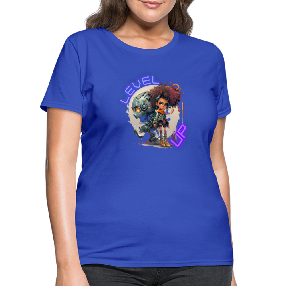 LEVEL UP - Women's T-Shirt - royal blue