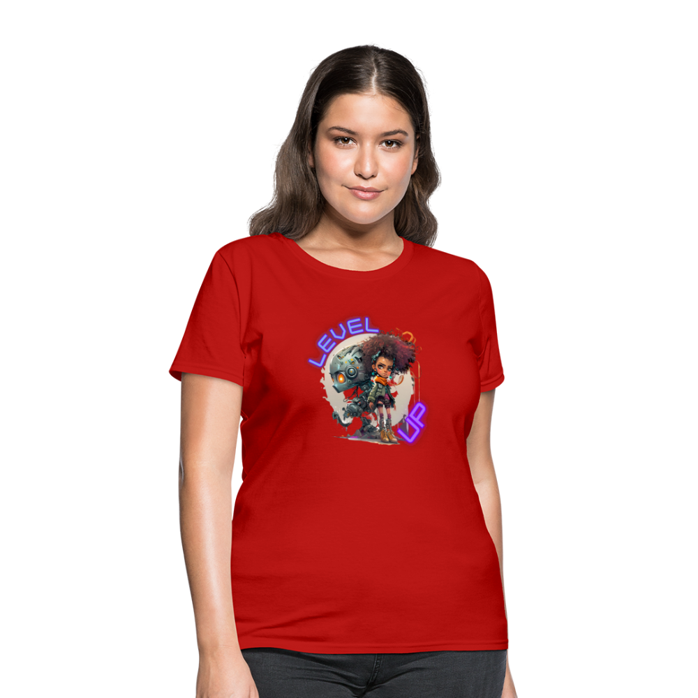 LEVEL UP - Women's T-Shirt - red