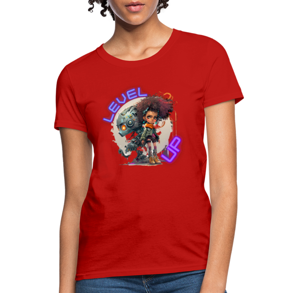 LEVEL UP - Women's T-Shirt - red