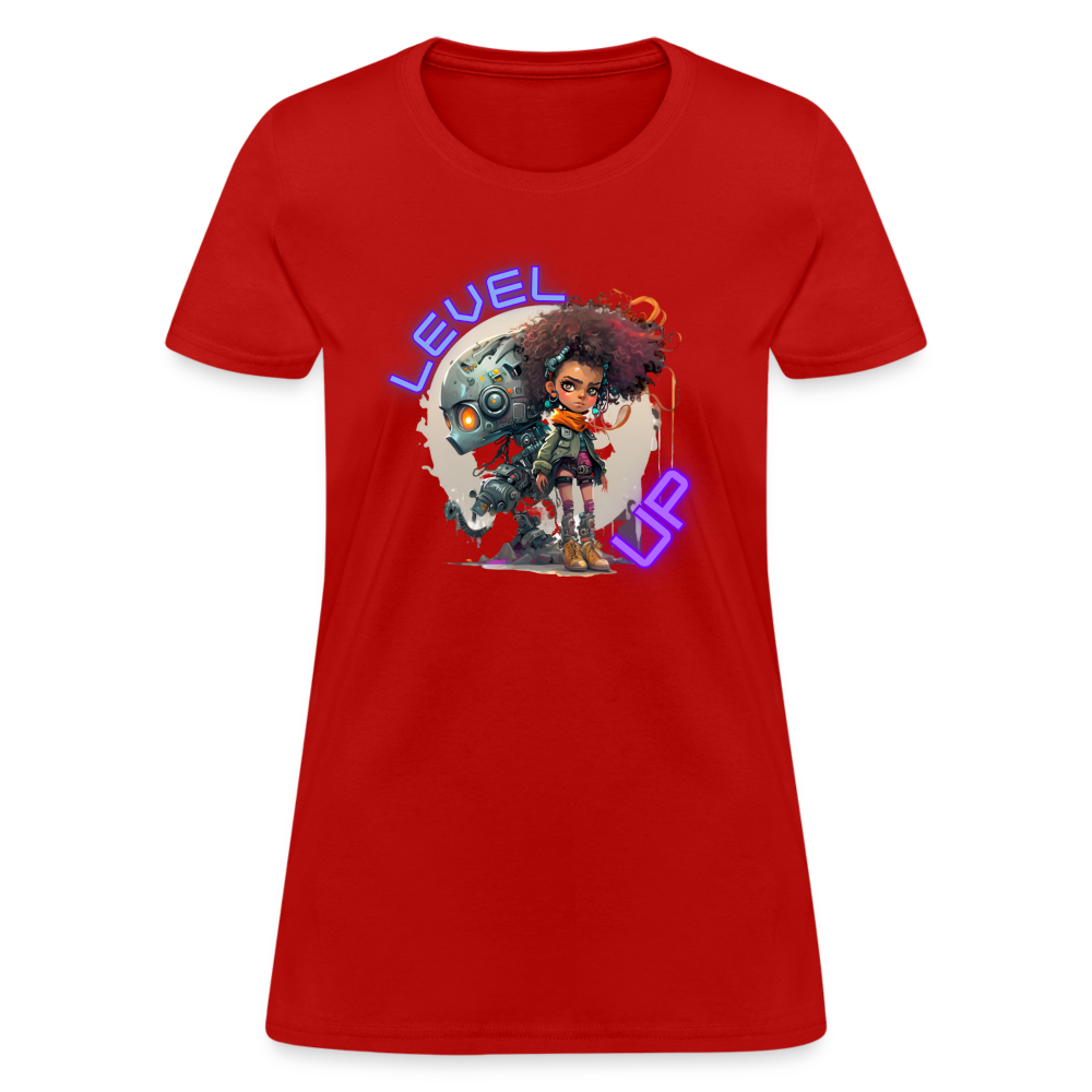 LEVEL UP - Women's T-Shirt - red