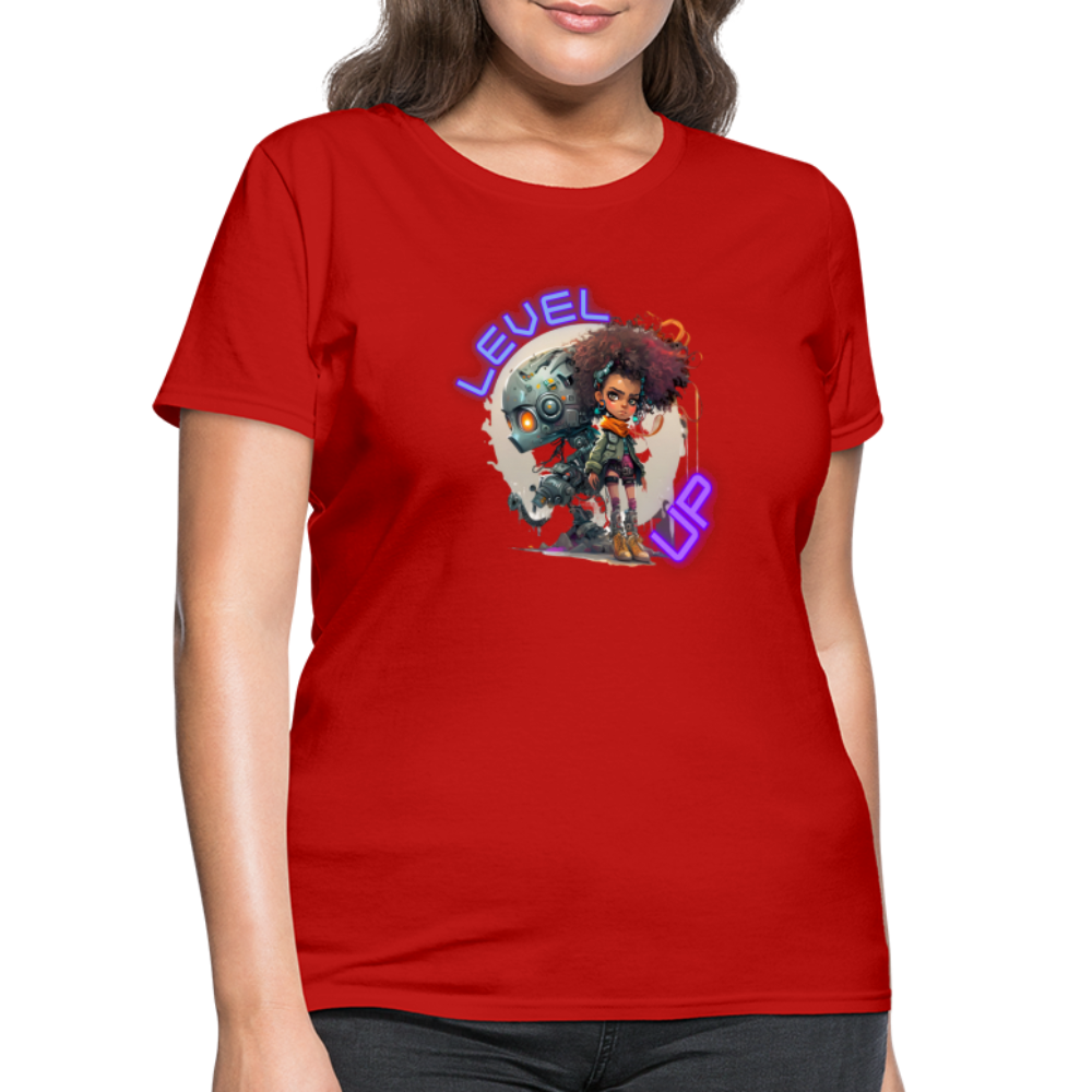 LEVEL UP - Women's T-Shirt - red