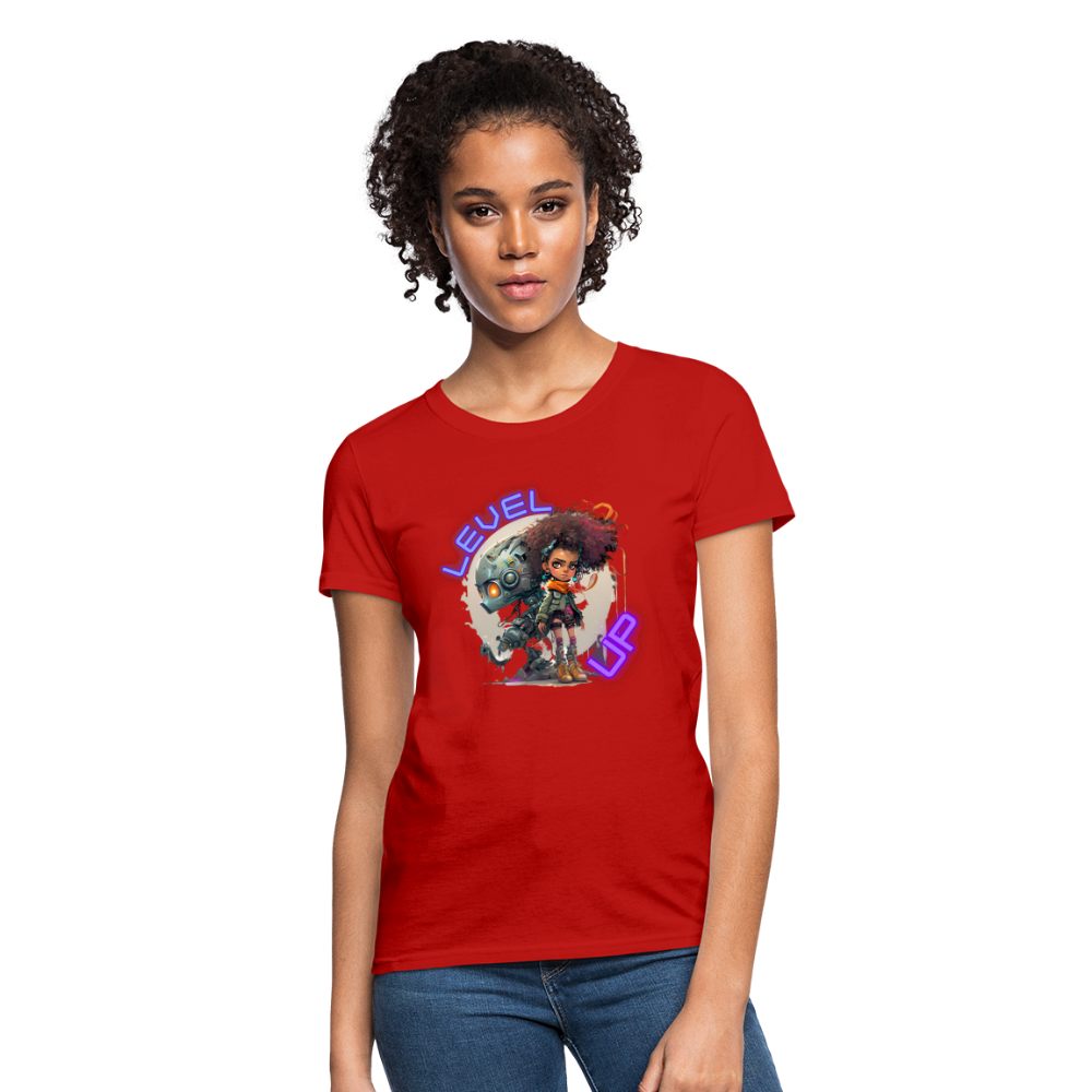 LEVEL UP - Women's T-Shirt - red