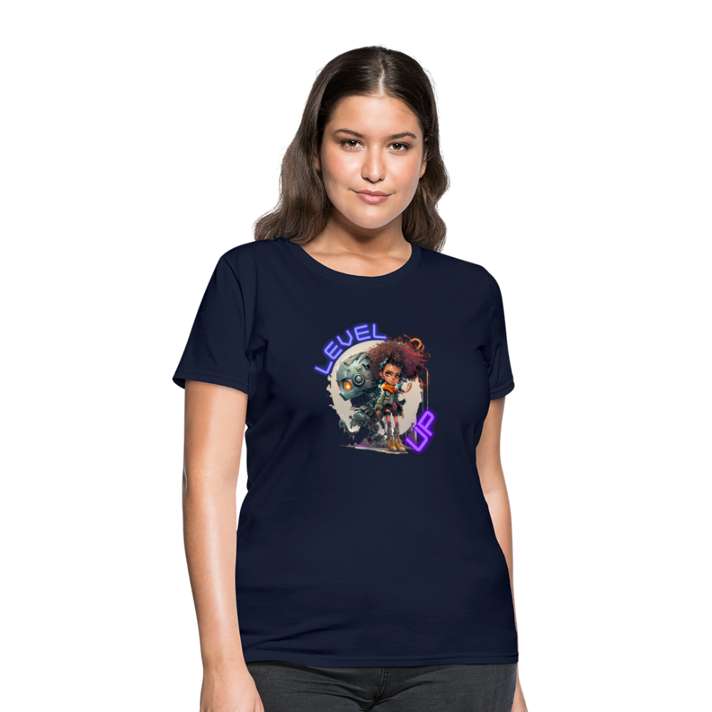 LEVEL UP - Women's T-Shirt - navy