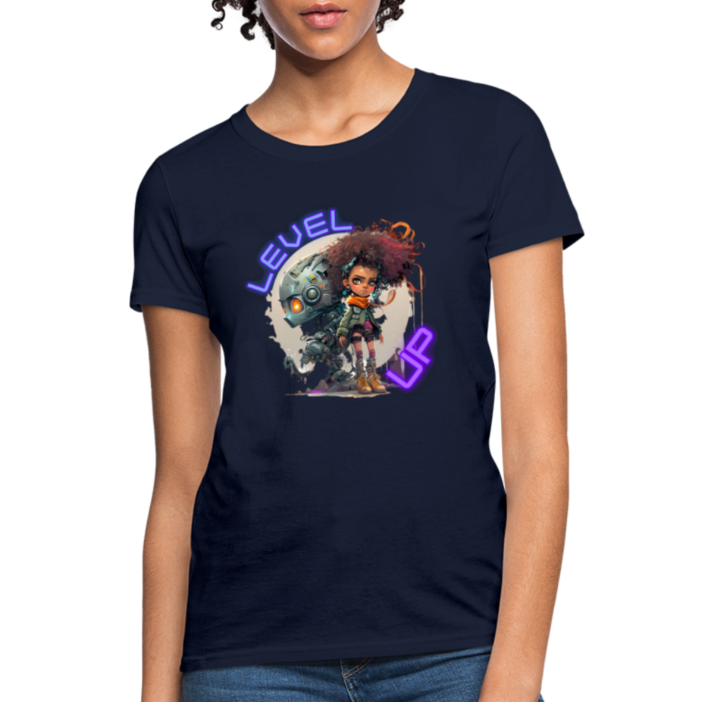 LEVEL UP - Women's T-Shirt - navy