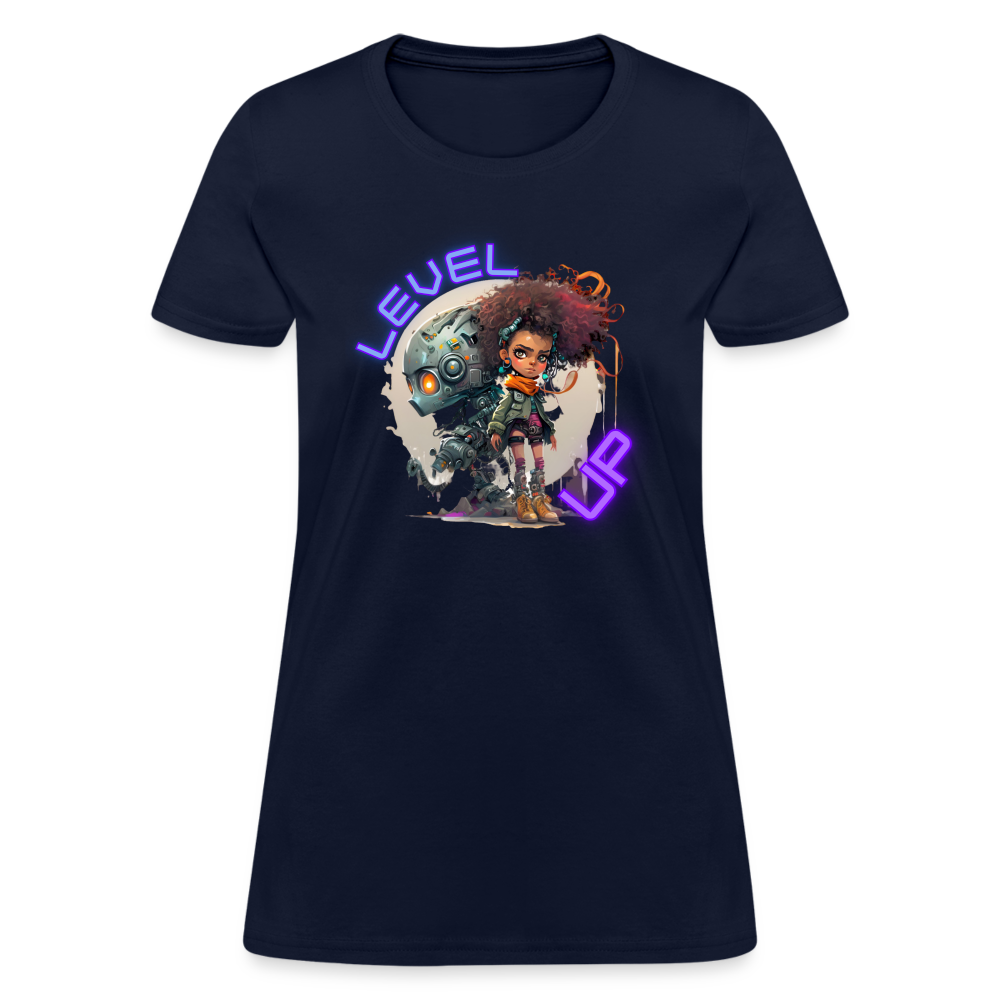 LEVEL UP - Women's T-Shirt - navy