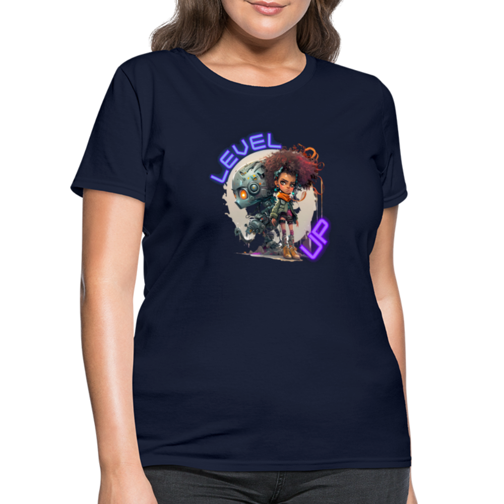 LEVEL UP - Women's T-Shirt - navy