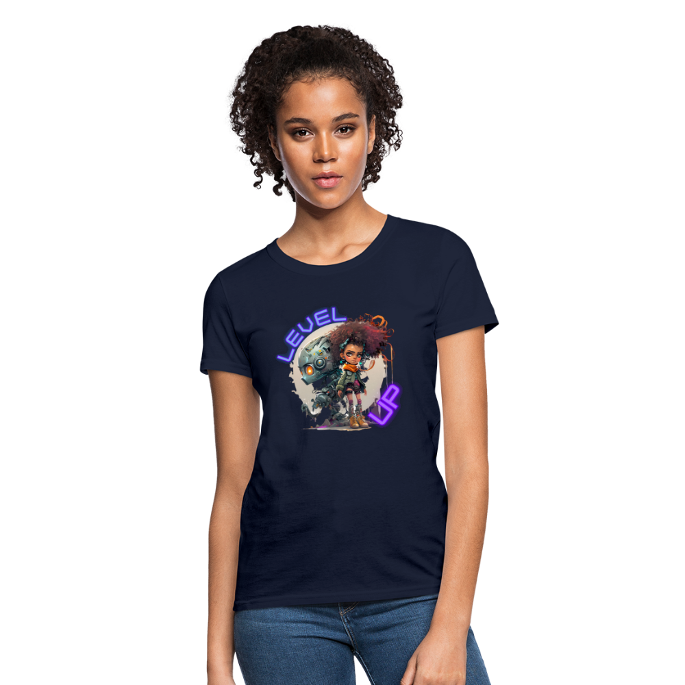 LEVEL UP - Women's T-Shirt - navy