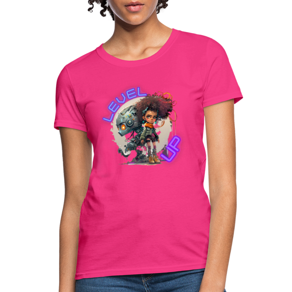 LEVEL UP - Women's T-Shirt - fuchsia