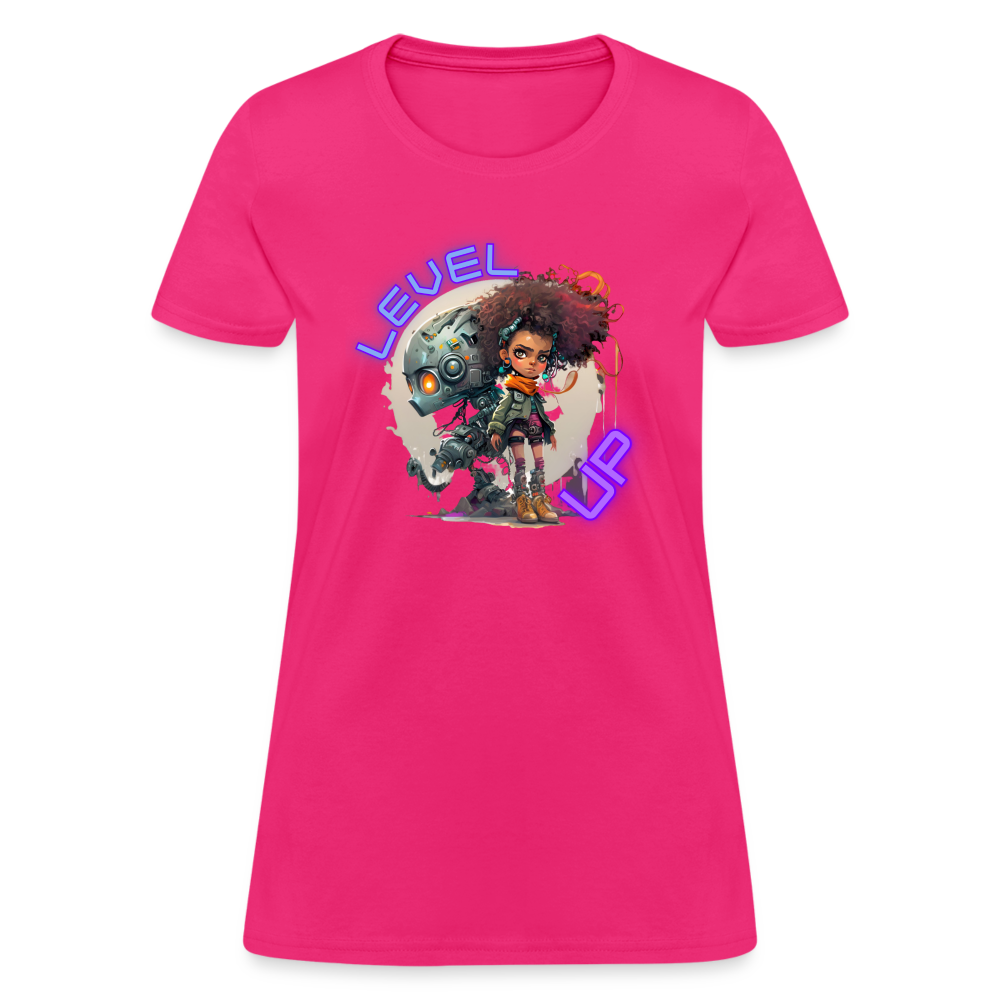 LEVEL UP - Women's T-Shirt - fuchsia