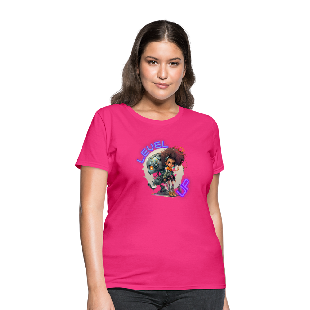 LEVEL UP - Women's T-Shirt - fuchsia