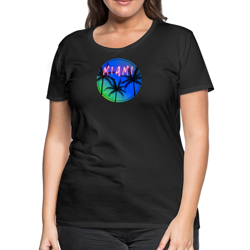 Electric MIAMI - Women’s Premium T-Shirt - black