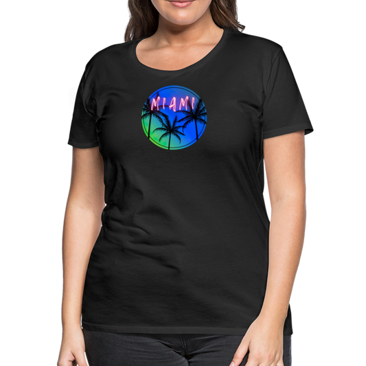 Electric MIAMI - Women’s Premium T-Shirt - black