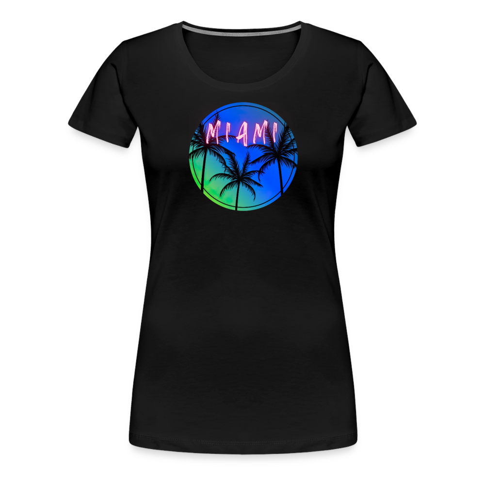 Electric MIAMI - Women’s Premium T-Shirt - black