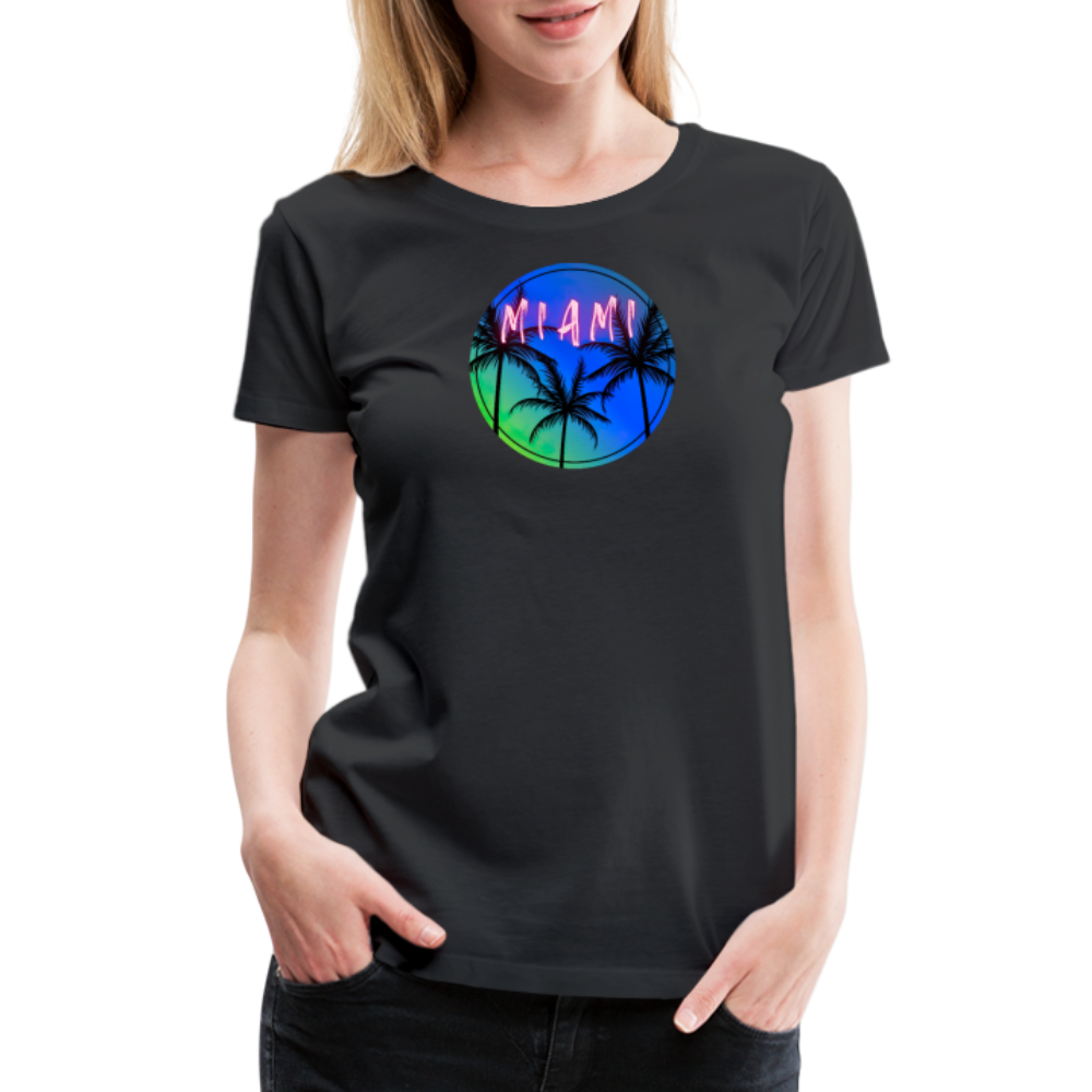 Electric MIAMI - Women’s Premium T-Shirt - black