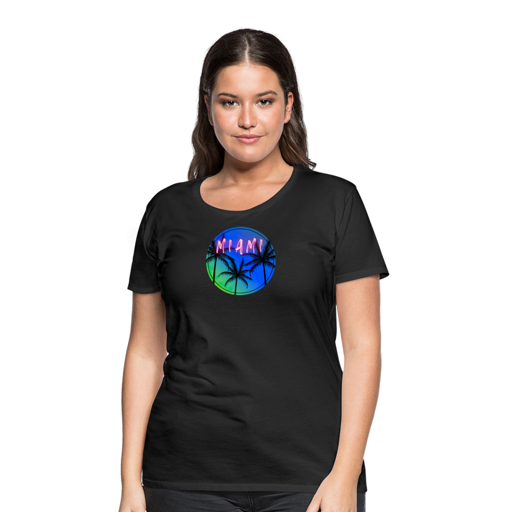 Electric MIAMI - Women’s Premium T-Shirt - black