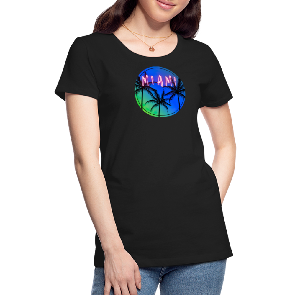 Electric MIAMI - Women’s Premium T-Shirt - black