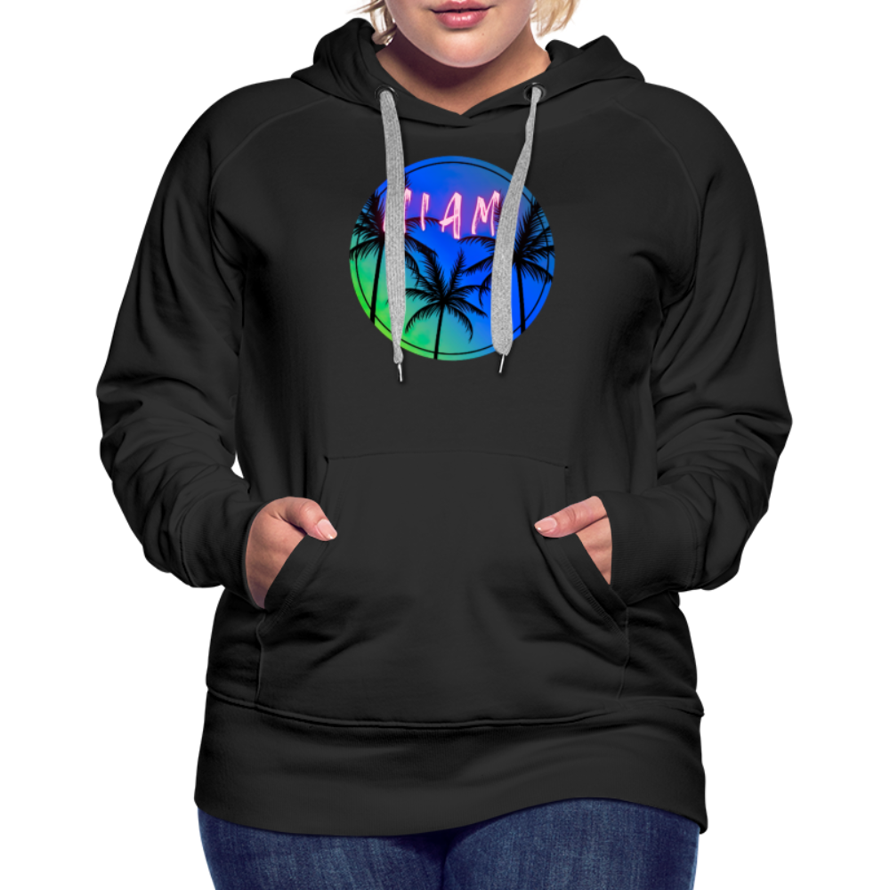 Electric MIAMI - Women’s Premium Hoodie - black