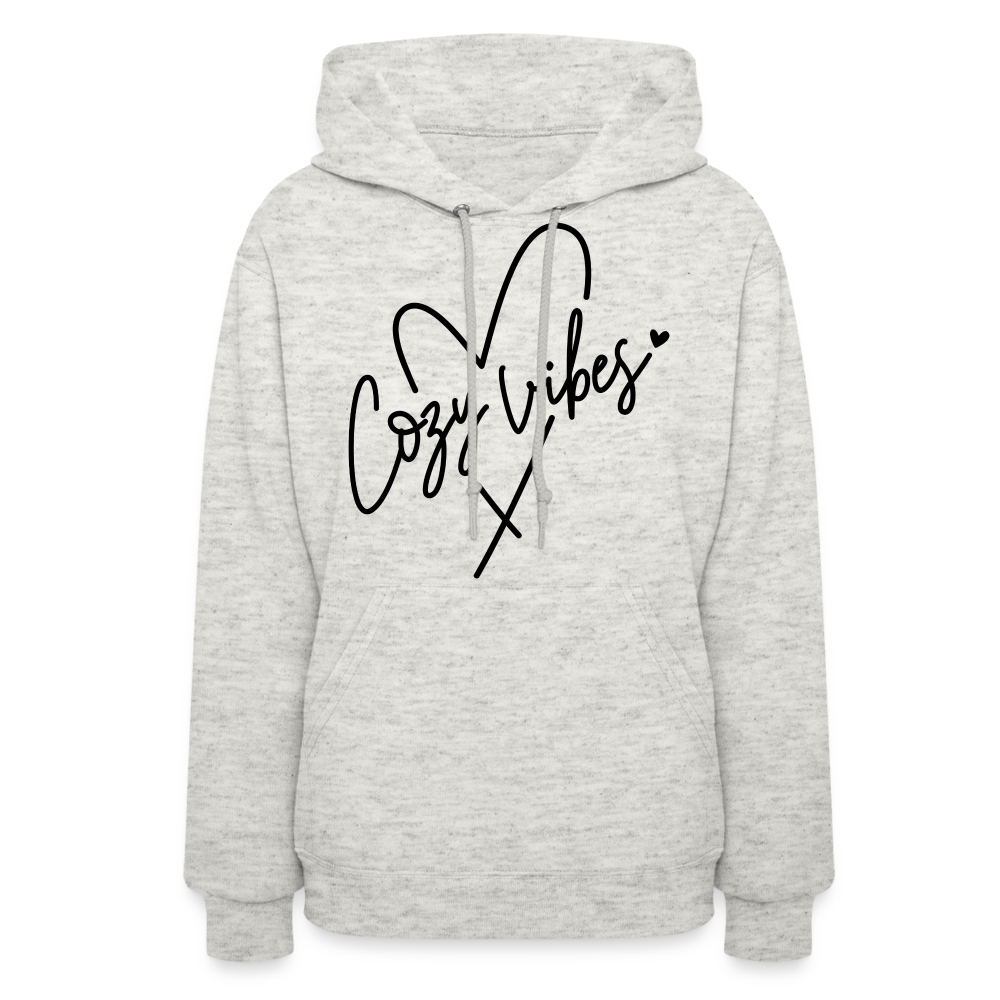 Cozy Vibes - Women's Hoodie - heather oatmeal