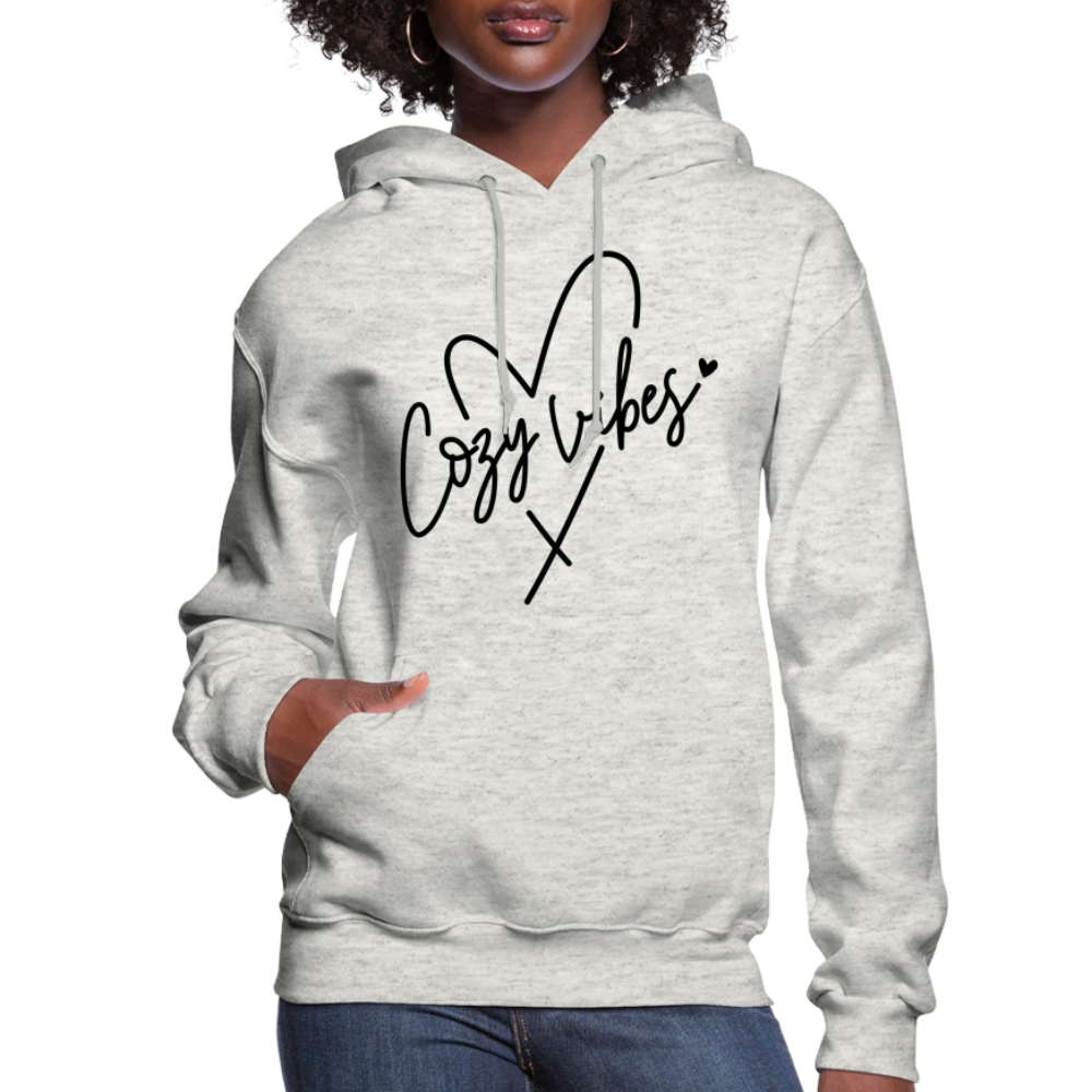 Cozy Vibes - Women's Hoodie - heather oatmeal