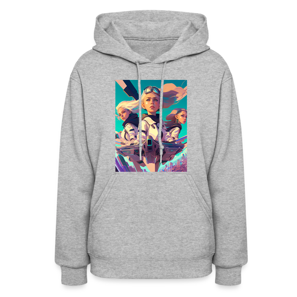 Blonde & Brave - Women's Hoodie - heather gray