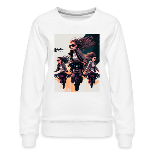 Sky Sirens - Women’s Premium Sweatshirt - white